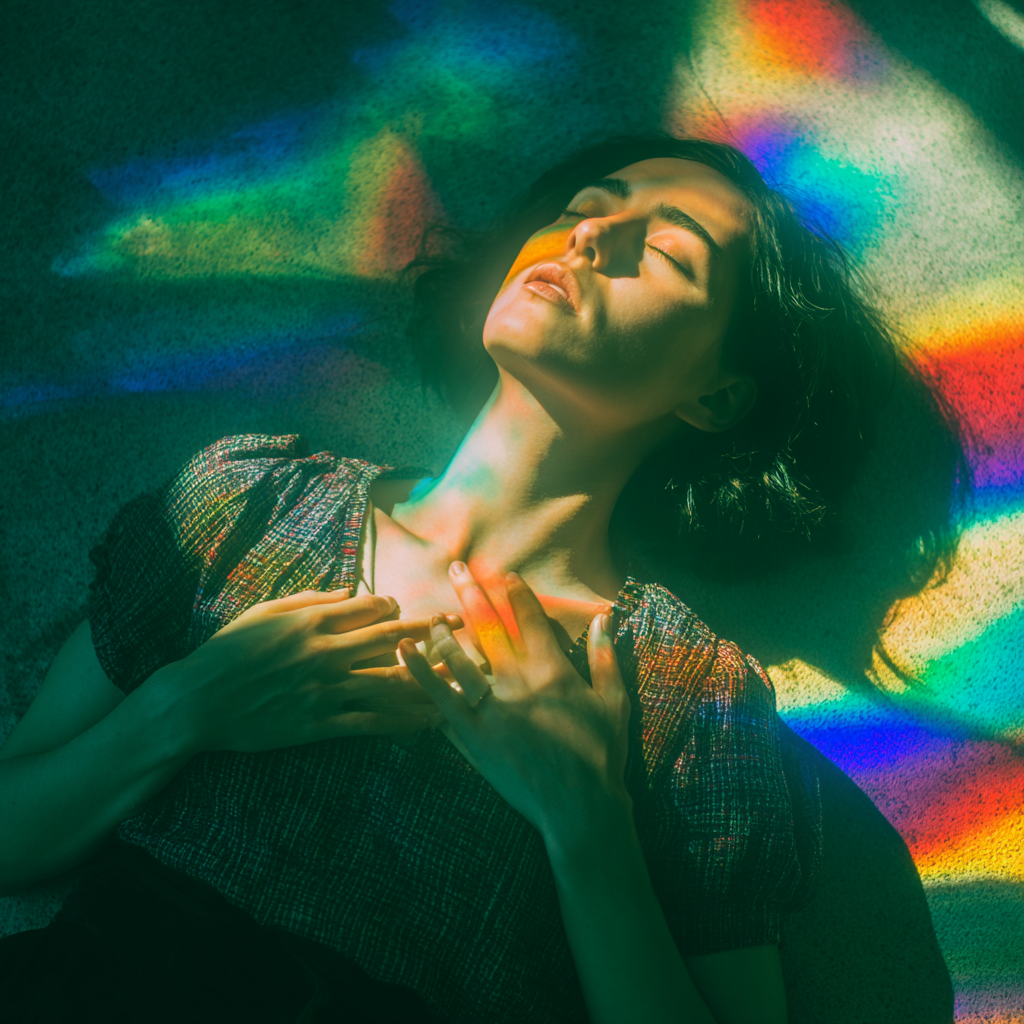 woman lying down